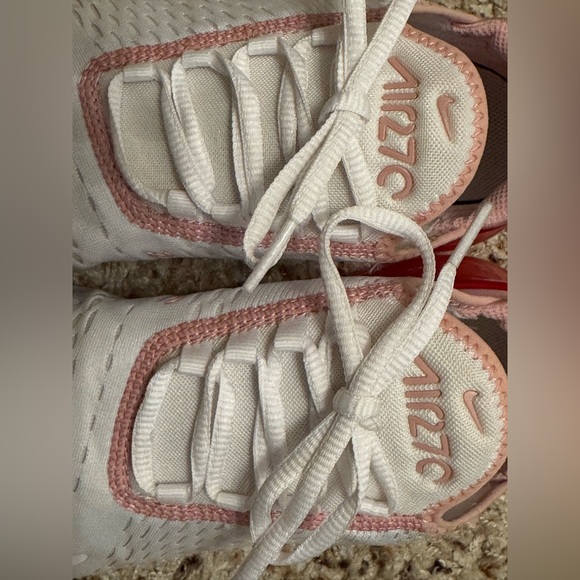 Nike Air 270 GS White Pink Glaze Pink Salt size W9, Y7 - Picture 6 of 10